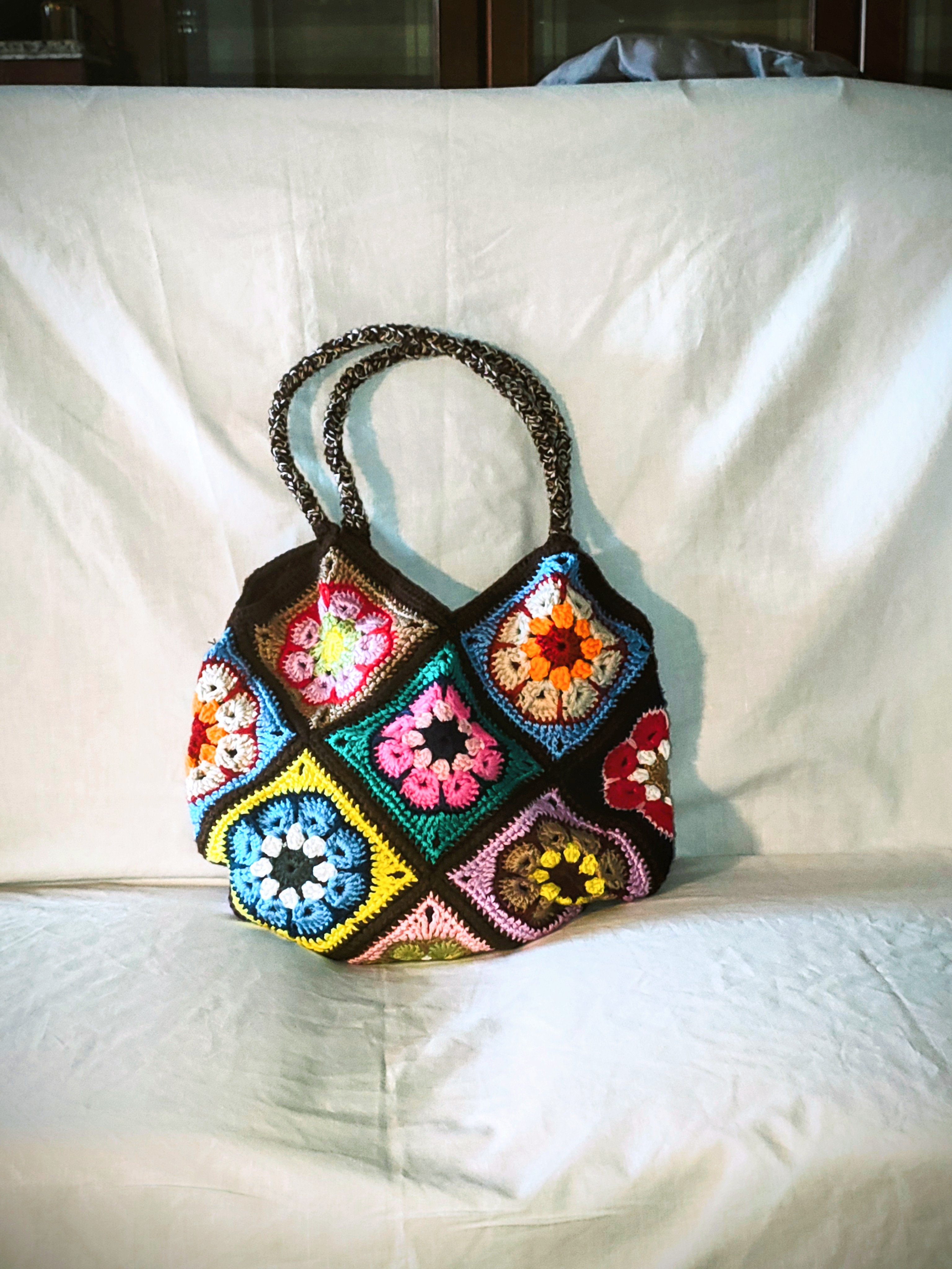 Bolso Crochet Granny de Hombro